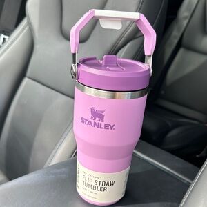 Stanley Pink-Lavender Flip Straw Tumbler with Handle brand new 20 oz